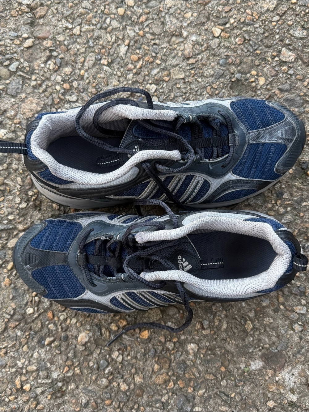 Vintage 2005 Adidas a3 Traxion Running Shoes Men’s 8 Blue Gray Y2K
